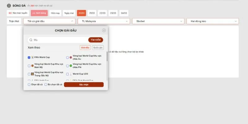 Tính năng tra cứu trên website KQBD thông minh